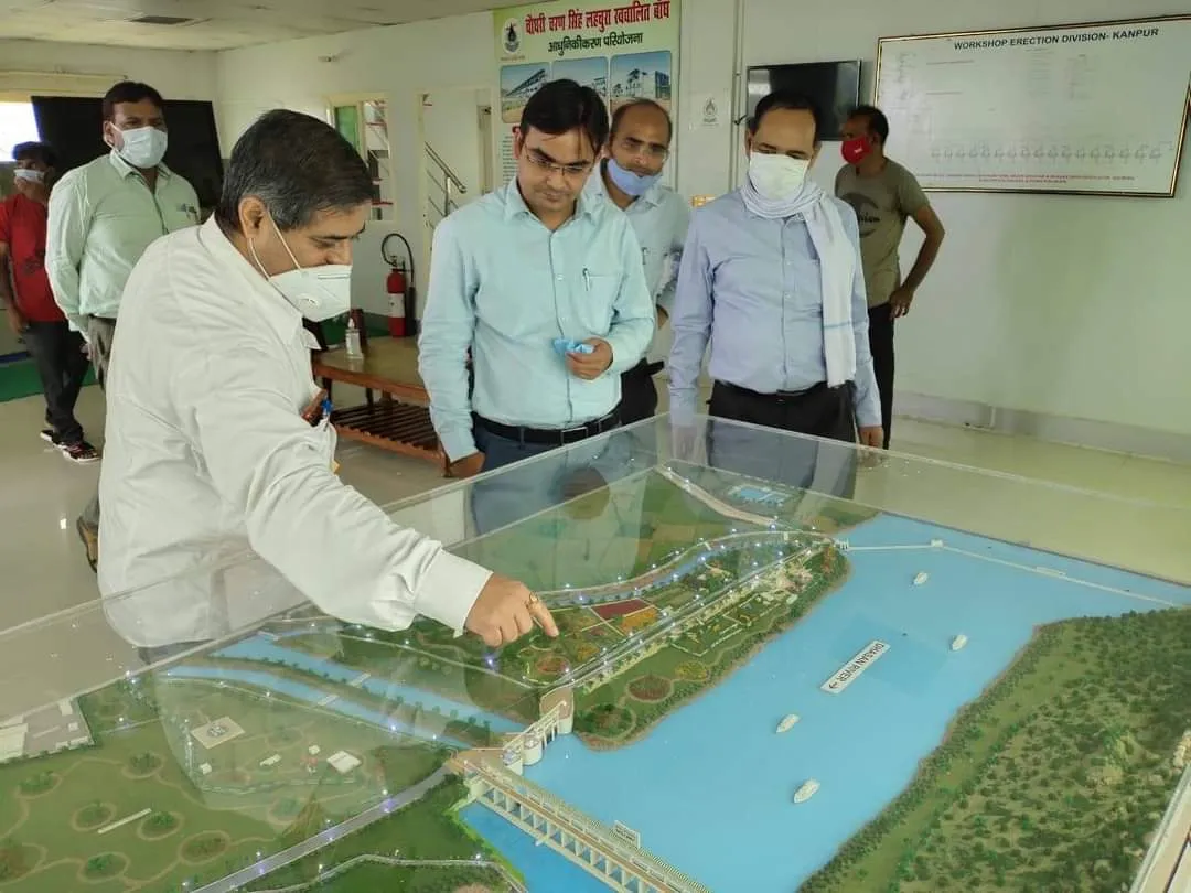 डीएम ने लाइफलाइन अर्जुन सहायक नहर व लहचूरा बांध का किया भ्रमण