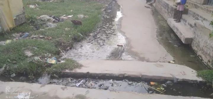 बजबजाती नालियों की दुर्गंध से ग्रामीण परेशान, सफाई व्यवस्था बदहाल