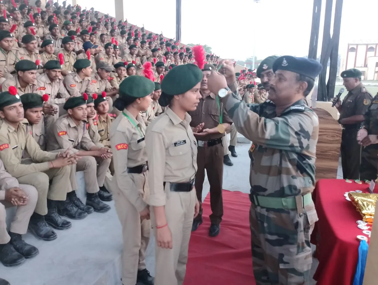 65 यूपी बटालियन की 61वीं कंबाइंड वार्षिक एनसीसी कैंप में  340 छात्र व 169 छात्राओं ने ली  ट्रेनिंग 