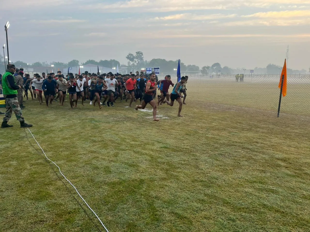 अमेठी में भारतीय सेना अग्निवीर भर्ती रैली का विजयपूर्ण आरंभ