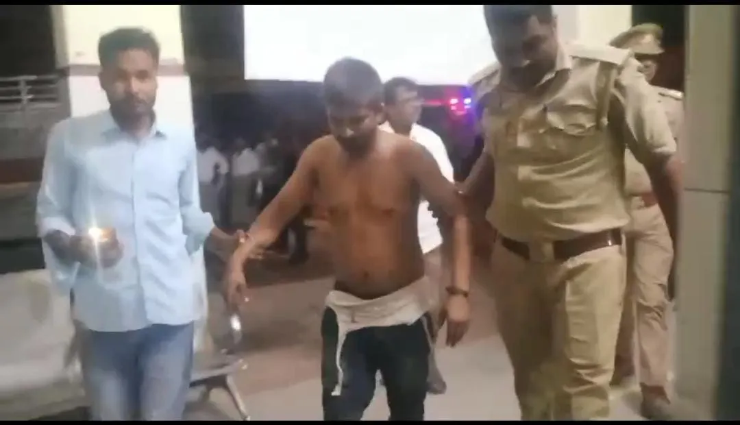 रोडवेज बस की टक्कर से बाइक सवार घायल