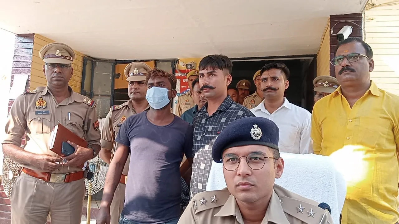 नाबालिक लड़की के साथ रेप करने वाले फरार आरोपी को पुलिस ने गिरफ्तार पर भेजा जेल 
