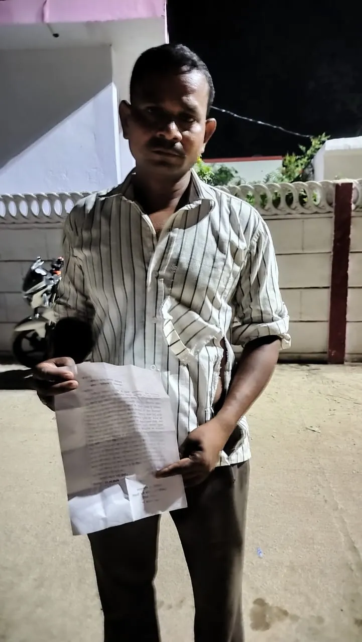 पीड़ित का आरोप....शिकायत करने से नाराज प्रधान प्रतिनिधि ने शिकायत कर्ता को जमकर पीटा