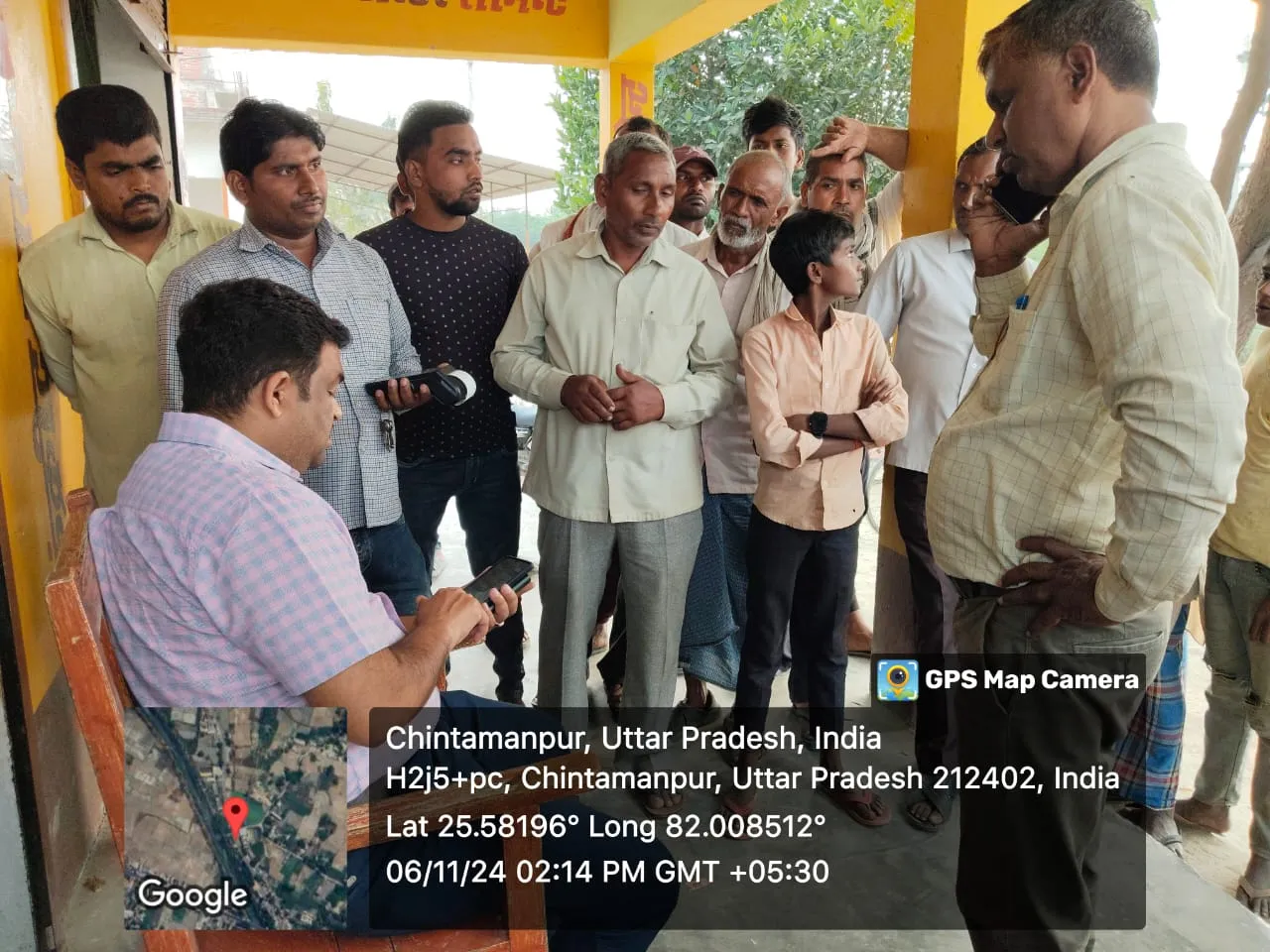 जिलाधिकारी के निर्देश पर जिला कृषि अधिकारी द्वारा किया गया औचक निरीक्षण