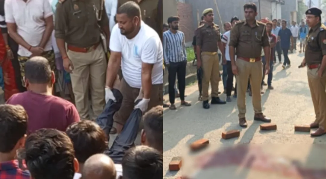 गोरखपुर में डबल मर्डर से सनसनी: व्यापारी की गला रेतकर हत्या, दूसरे का शव तालाब में मिला