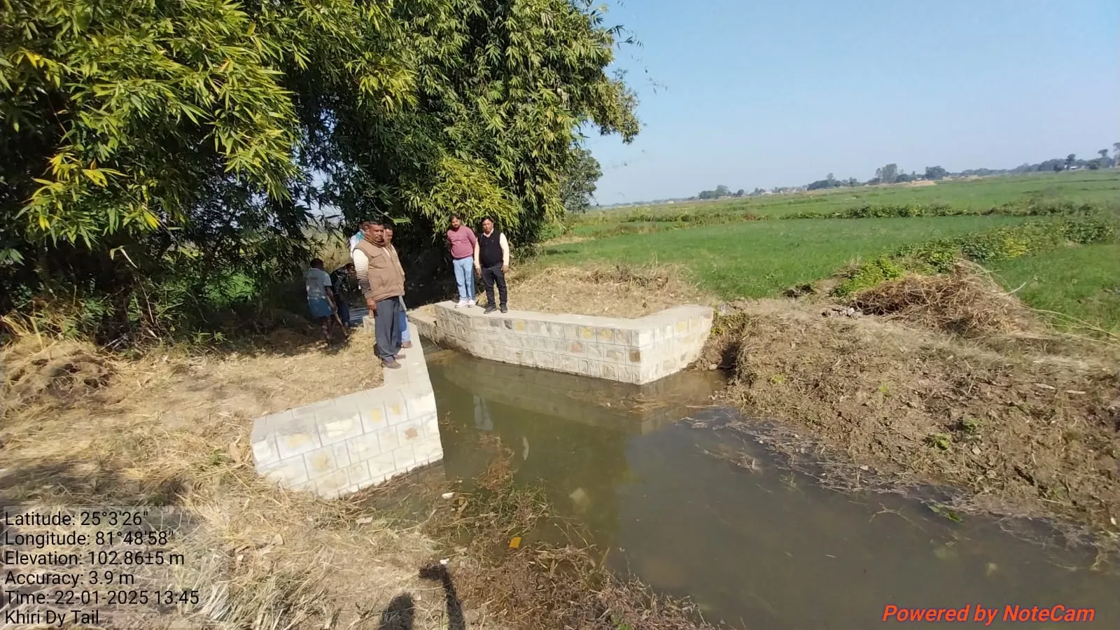 रजबहा के टेल तक पहुंचा पानी किसानों में हर्ष का माहौल।