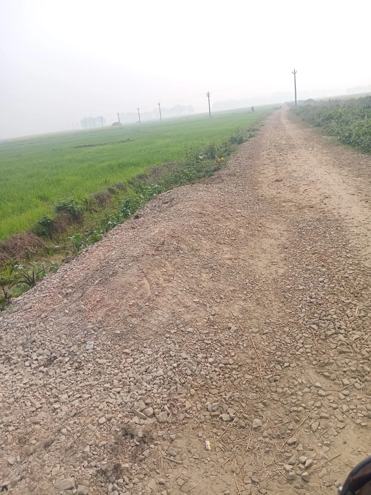 सड़क निर्माण अधूरा छोड़ भागा ठेकेदार , श्रद्धालुओं की आस्था को लगा गहरा आघात 