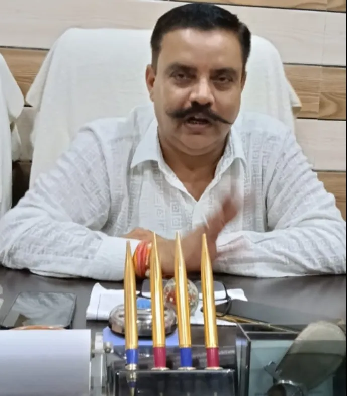 भाजपा की दिल्ली में जीत पर ब्लॉक प्रमुख ने दी वहां की जनता को बधाई सनातन की जीत 