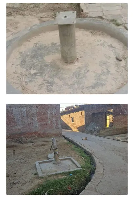 सैंती में हैंडपंप मरम्मत में घोटाले का आरोपः बिना काम के निकाल लिए 82 हजार रुपए, एक दिन में 3 बार निकाली रकम