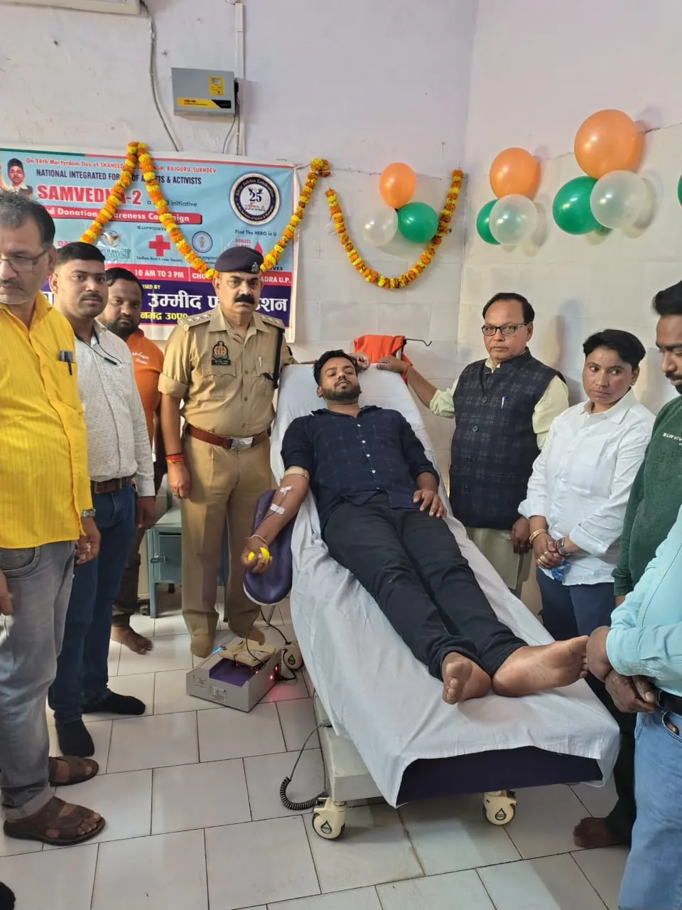 शहीद भगत सिंह के शहादत दिवस पर रक्तदान शिविर का आयोजन