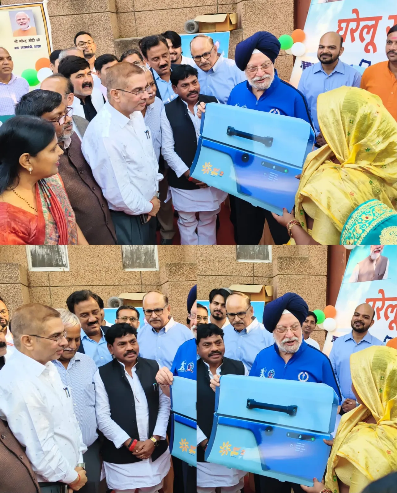 सोनभद्र में विकास की नई उड़ान, मंत्री हरदीप सिंह पुरी ने 5 करोड़ की विकास परियोजनाओं का किया शिलान्यास