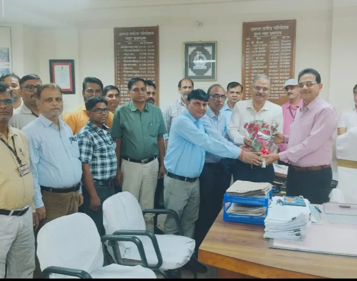 अदालत वर्मा बने अभियंता संघ के केंद्रीय उपाध्यक्ष, विद्युत् कर्मियों ने किया भव्य स्वागत