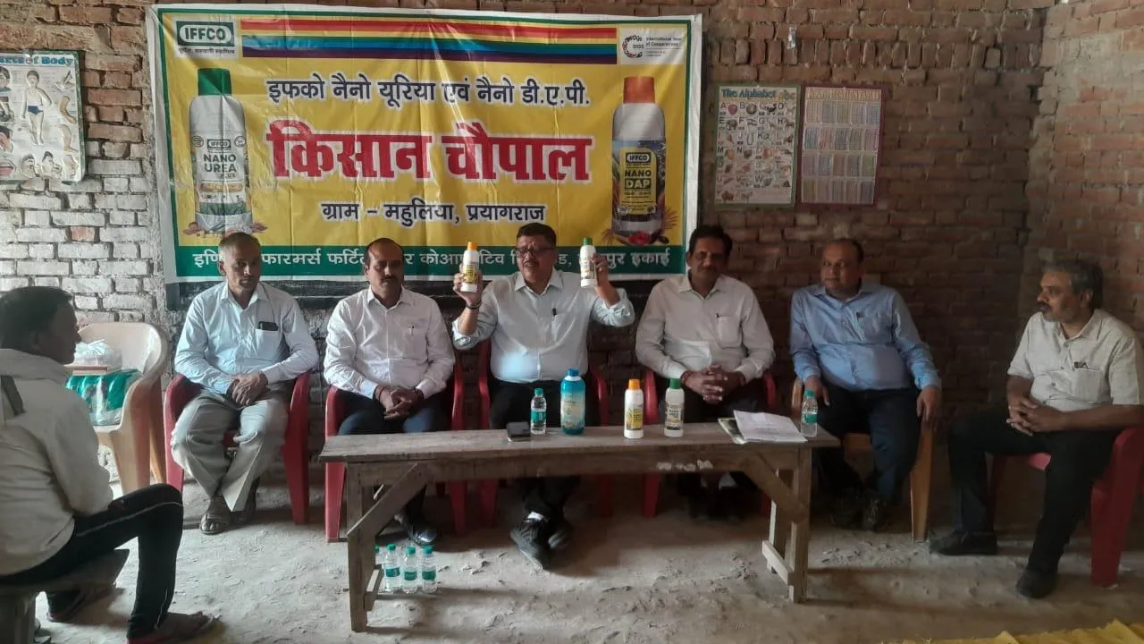 जमीन के हिस्से में नैनो यूरिया और  डीएपी डालकर देखिए एक हिस्से मेंअपने तरीके से ।परिणाम दिखाई पड़ जाएगा। कुदेशिया।