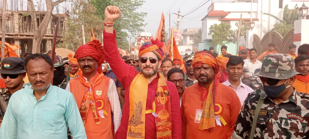 वीरपुर में रामनवमी पर भव्य शोभा यात्रा, जय श्रीराम के जयघोष से गूंज उठा पूरा नगर