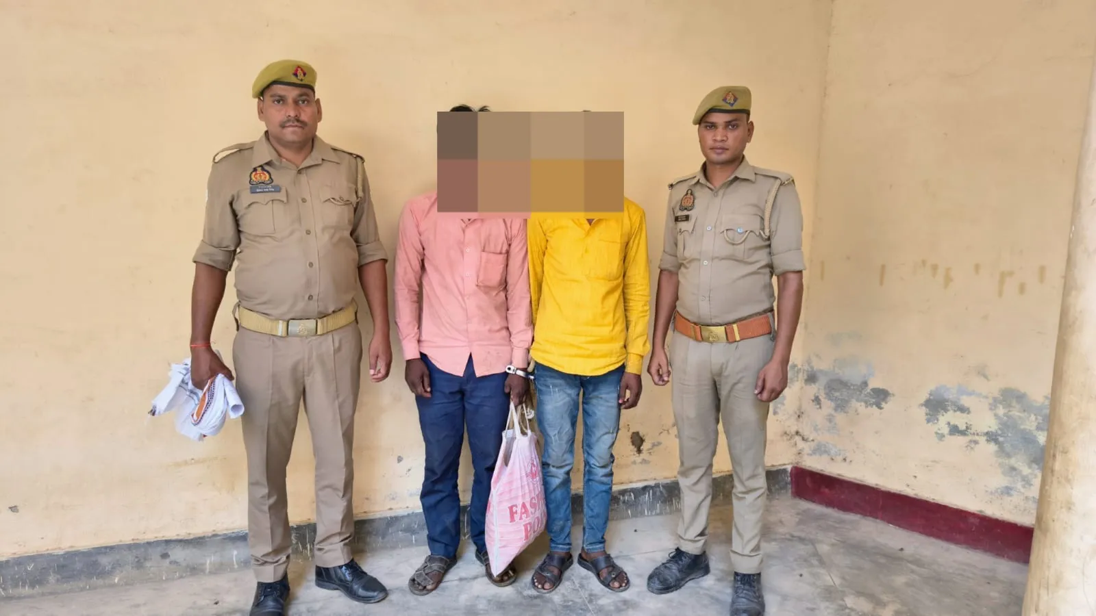 कोन पुलिस की बड़ी कार्रवाई, 8 गोवंश के साथ 2 पशु तस्कर गिरफ्तार