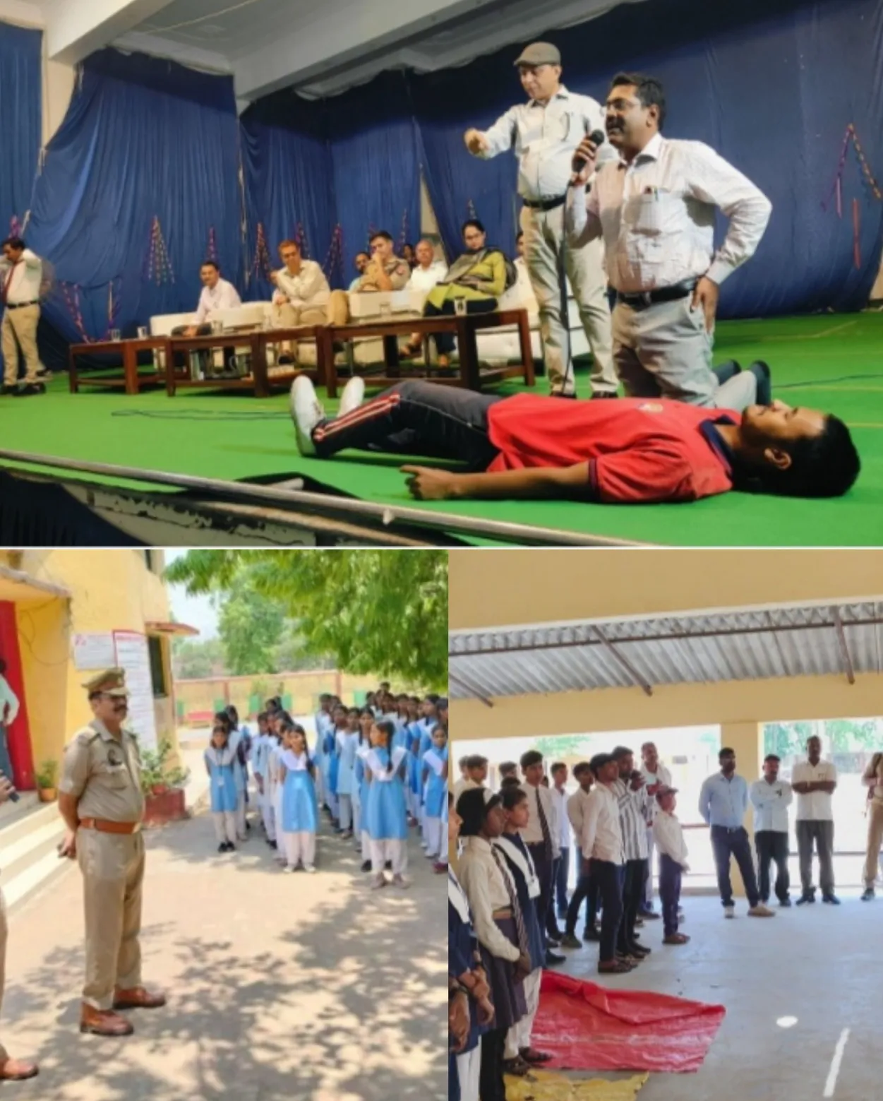 जिलाधिकारी और पुलिस अधीक्षक की मौजूदगी में स्वामी हरसेवानंद पब्लिक स्कूल चुर्क में मॉक ड्रिल आयोजित