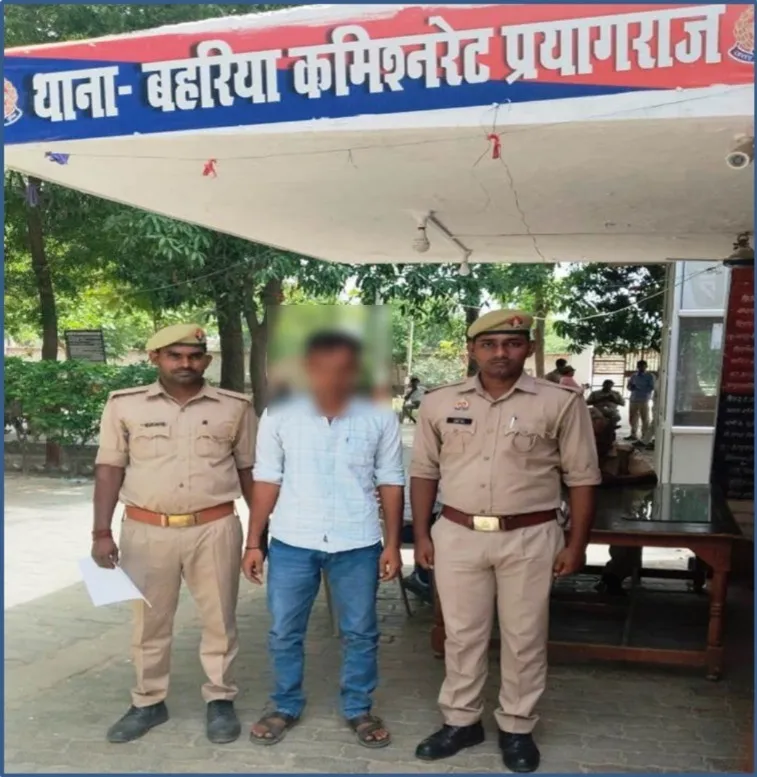 थाना बहरिया पुलिस टीम द्वारा हत्या के अभियोग से सम्बंधित  वांछित अभियुक्त गिरफ्तार।