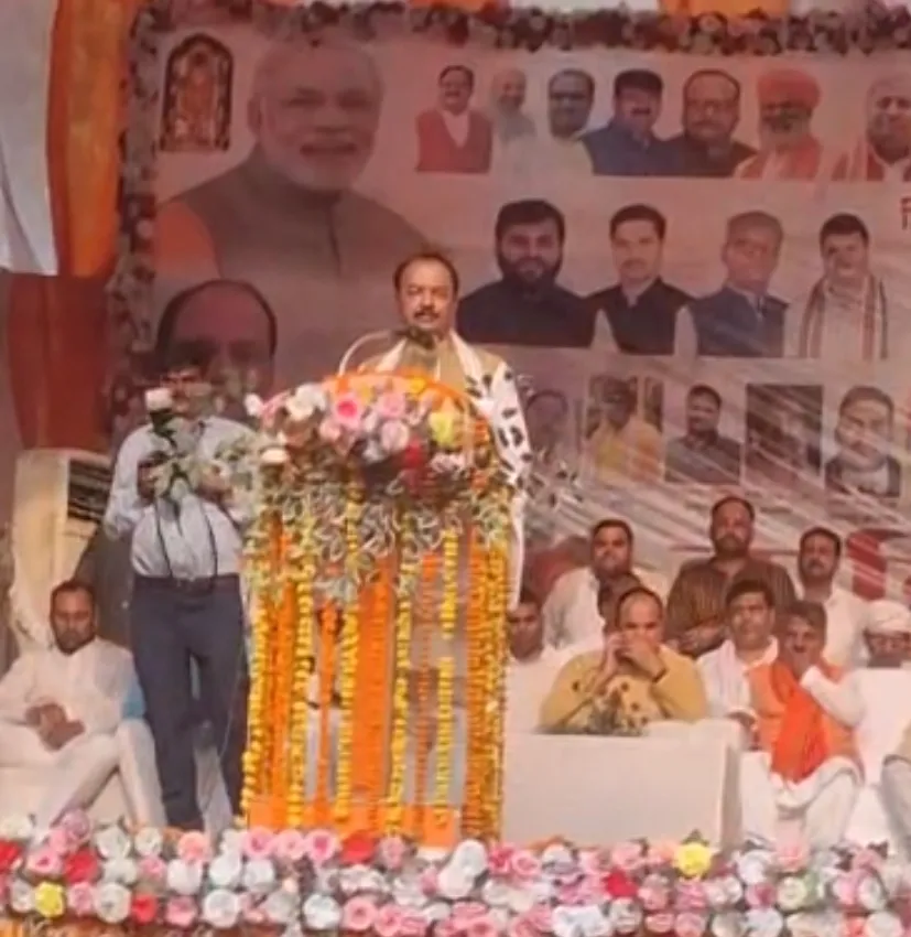 डिप्टी सीएम मौर्य बोले- राम मंदिर का भव्य स्वरूप बाबूजी की देन, प्लेन हादसे के कारण परियोजनाओं का लोकार्पण टला