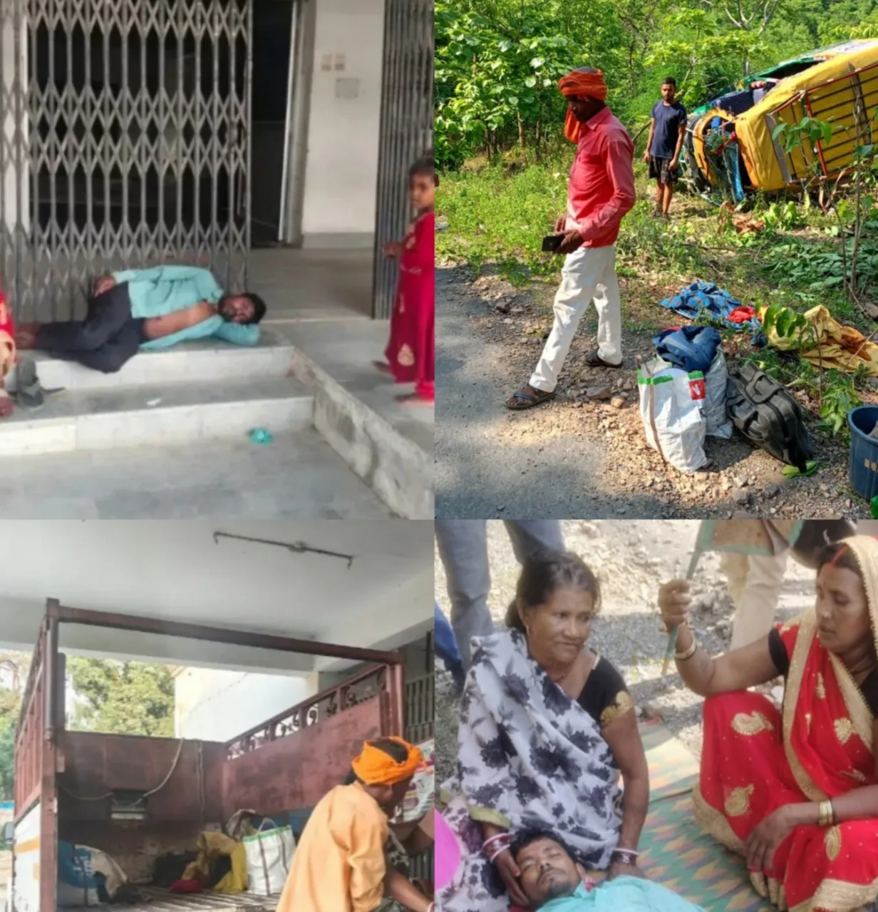 अमिला धाम में दर्शनार्थियों की आटो अनियंत्रित होकर पलटी, मौके पर एक की मौत  10  घायल