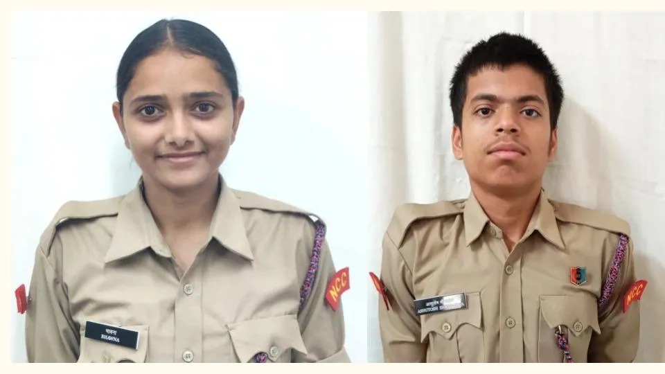 हकेवि के दो कैडेट्स आईजीसी टीएससी के लिए चयनित  