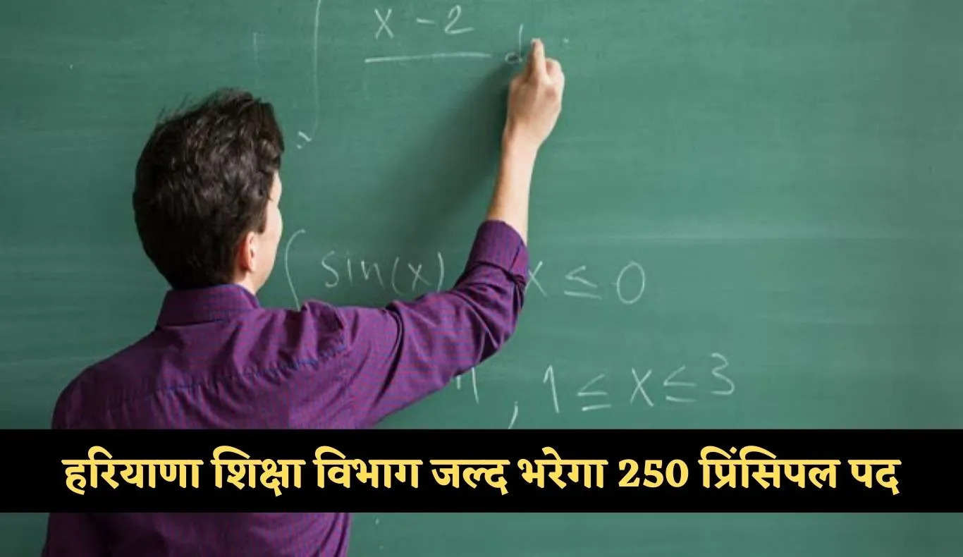 Haryana: हरियाणा शिक्षा विभाग जल्द भरेगा 250 प्रिंसिपल पद, 80:20 के अनुपात में होगा प्रमोशन