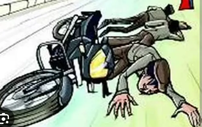 डाला में सड़क हादसा मोटरसाइकिल सवार युवक गंभीर रूप से घायल, सीएचसी चोपन रेफर