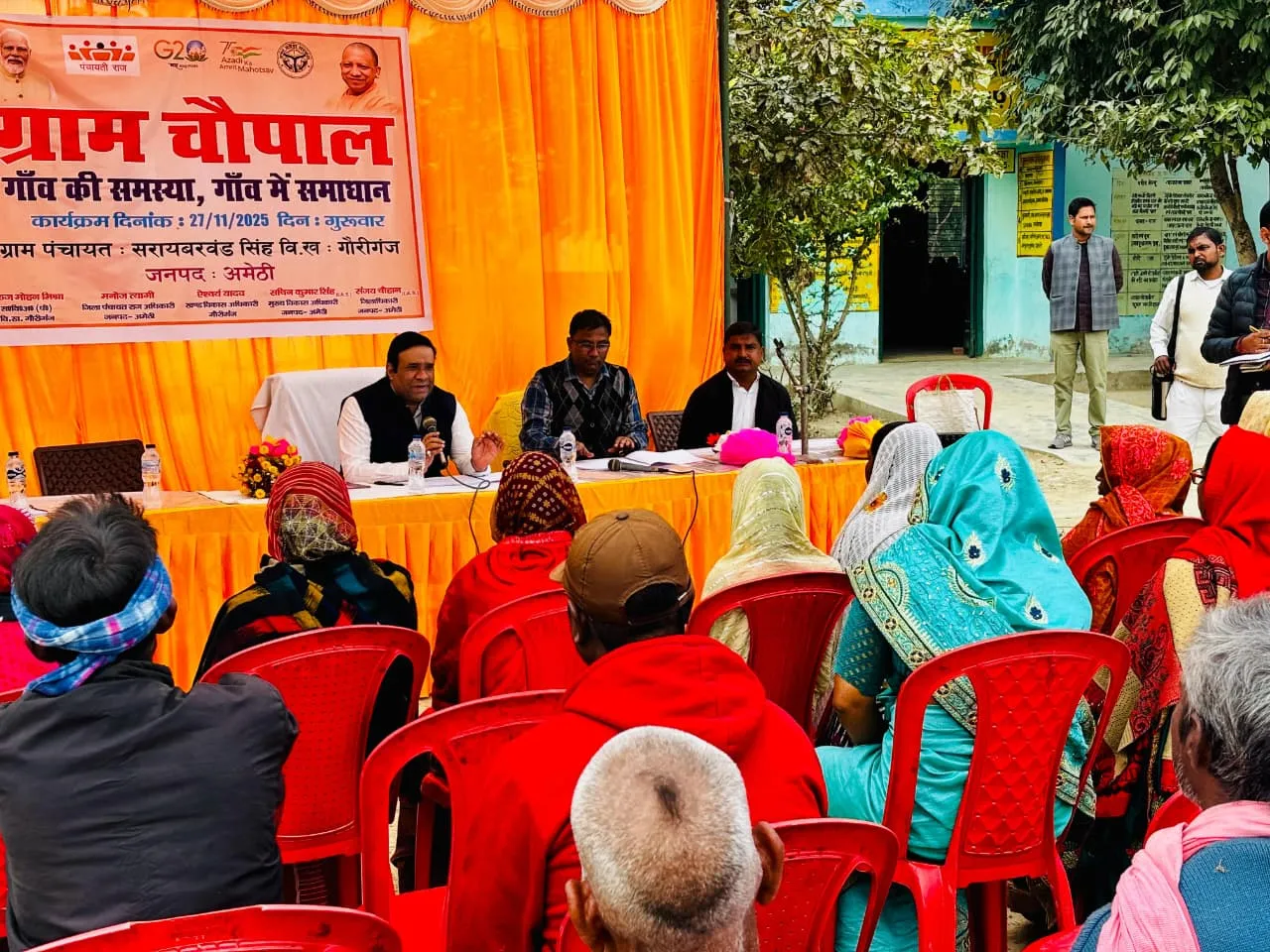  सीडीओ की अध्यक्षता में हुआ ग्राम पंचायत सराय बरवबंड सिंह में ग्राम चौपाल का आयोजन