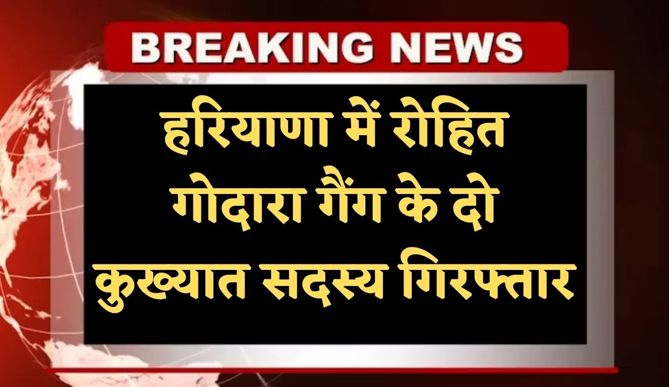 Haryana: हरियाणा पुलिस की बड़ी कामयाबी, रोहित गोदारा गैंग के दो कुख्यात सदस्य गिरफ्तार