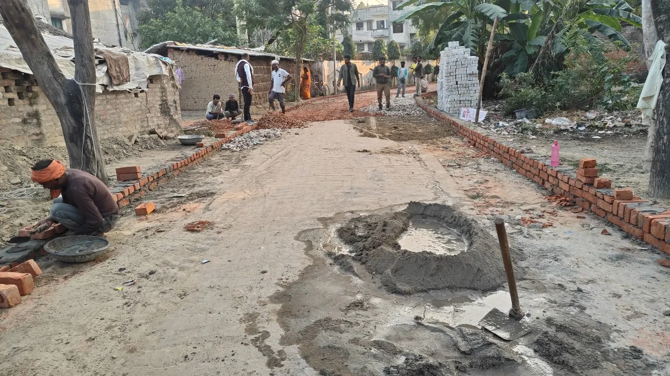 नगर पालिका अकबरपुर में रिसेटिंग के नाम पर चल रहा खेल, हो रहा अधोमानक निर्माण 