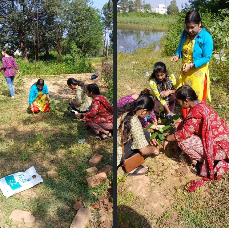 बीएसडब्लू के छात्रों ने गुरुनानक जयंती के उपलक्ष्य में किया पौधरोपण