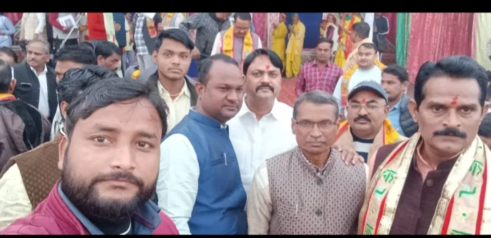 ऐप्जा के राष्ट्रीय अध्यक्ष रविंद्र कुमार मिश्रा किया राम लीला मेले का उद्घाटन 