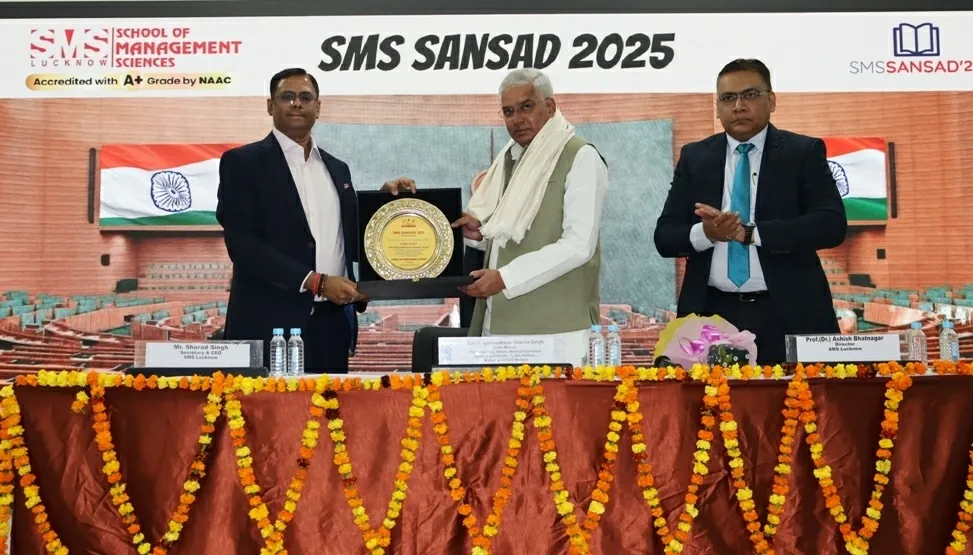 एसएमएस लखनऊ में “भारत @ 2047: विज़न फौर डेवेलप्ड नेशन” विषय पर द्वितीय एसएमएस संसद का आयोजन