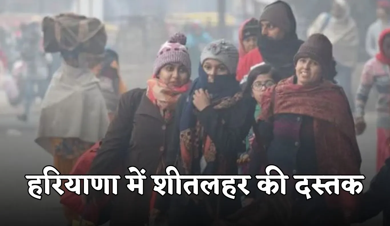 Haryana: हरियाणा में शीतलहर की दस्तक, 24 घंटे में तापमान में तेज गिरावट