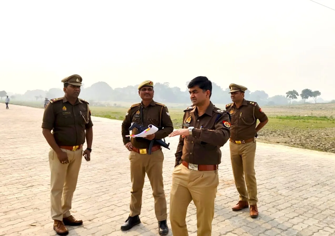 माघ मेल सुरक्षा तैयारियों की  पुलिस उपायुक्त नगर ने किया  व्यापक निरीक्षण।