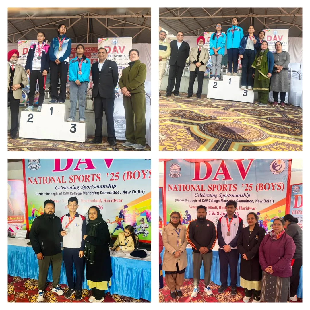 राष्ट्रीय मंच पर डीएवी एनयूपीपीएल की ऐतिहासिक सफलता
