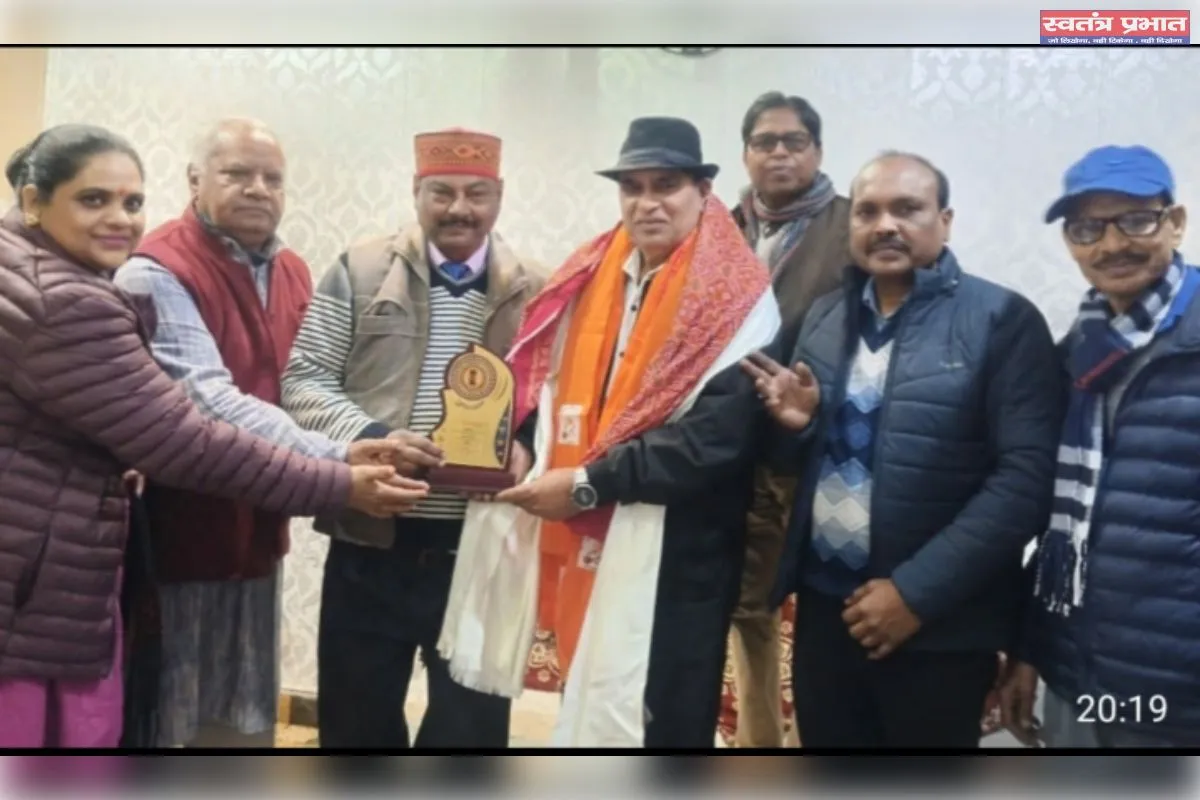 वरिष्ठ समाजसेवी किशन सोनी हुए सम्मानित