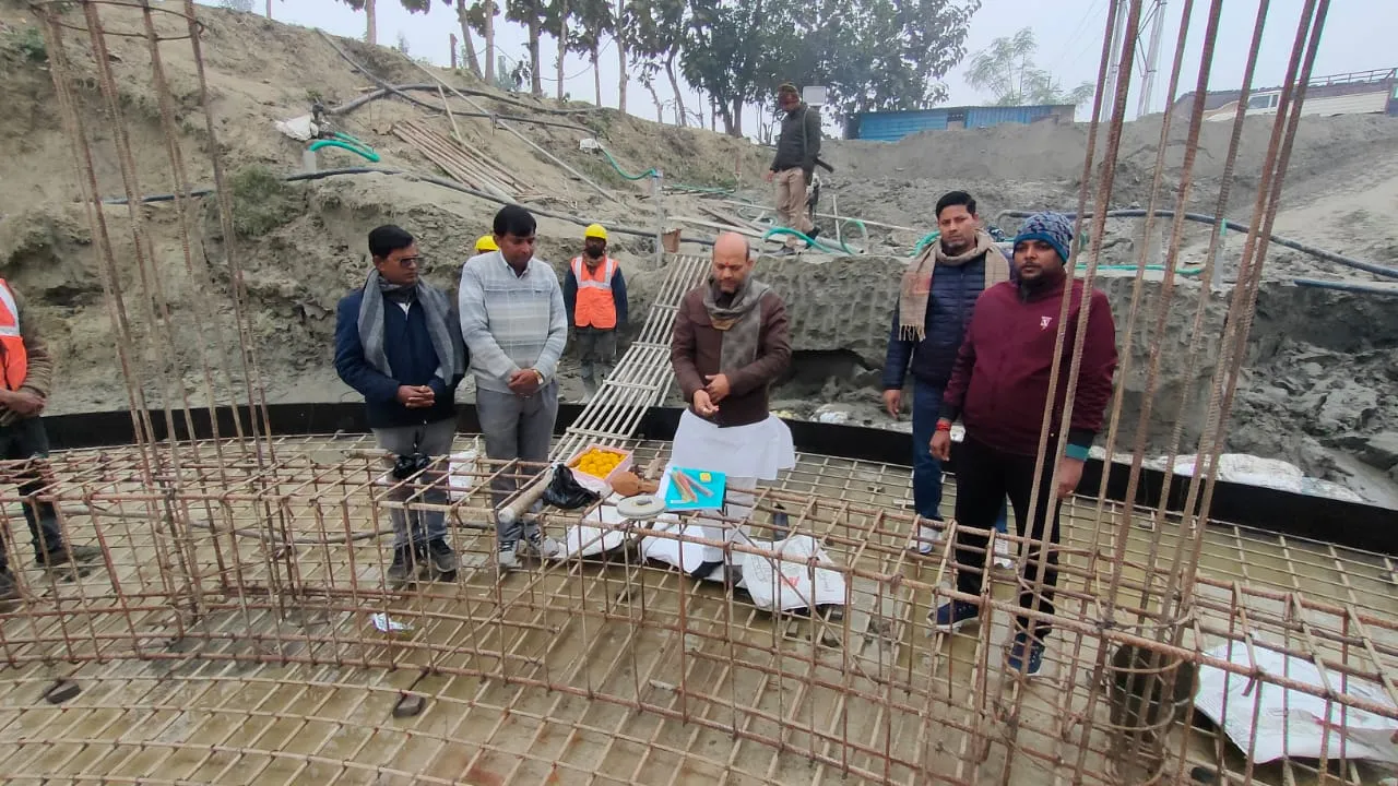 हर घर नल योजना के तहत पानी टंकी निर्माण का शुभारंभ