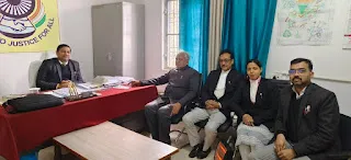 लीगल एड डिफेन्स काउंसिल सिस्टम के पदाधिकारियों के साथ बैठक - अपर जिला जज