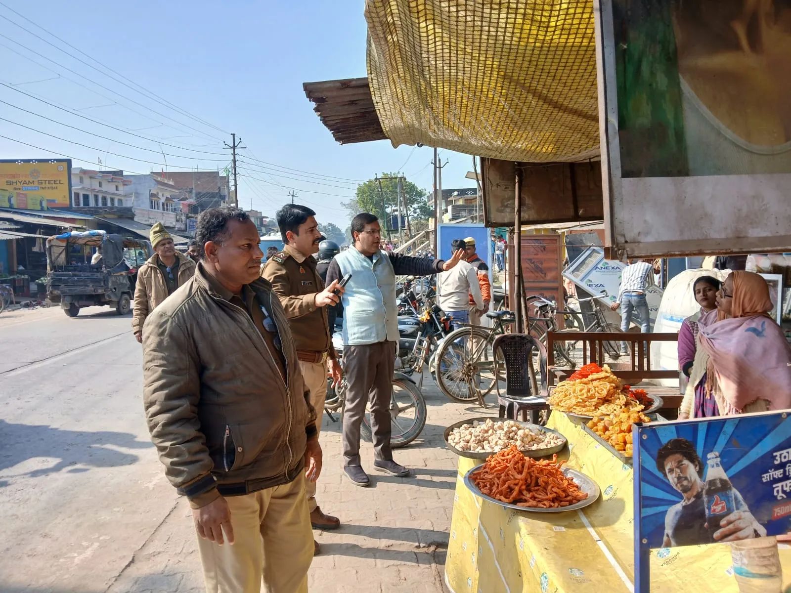 महराजगंज : कस्बा में जाम को लेकर तहसील प्रशासन ने दी चेतावनी