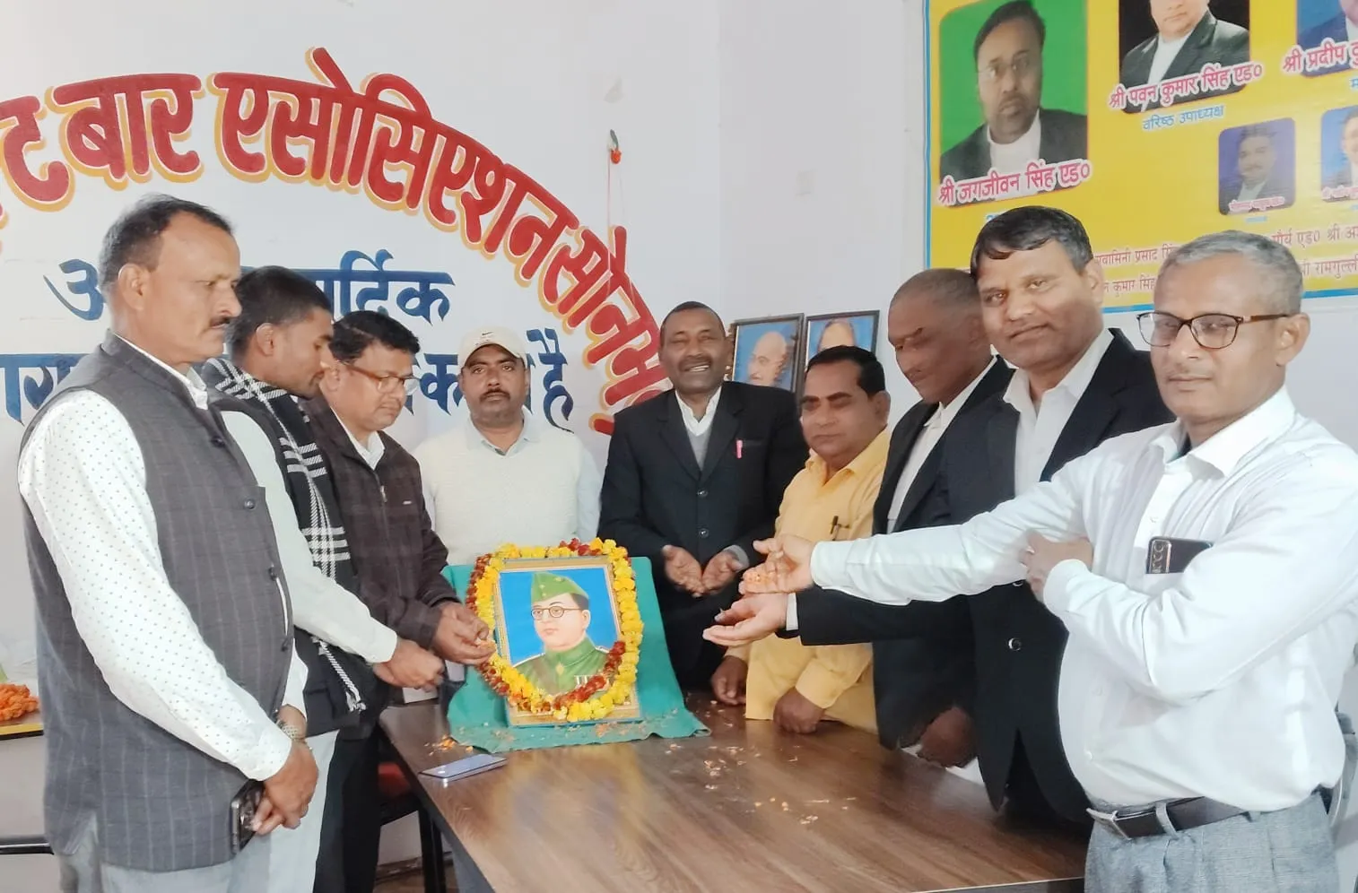 डीबीए सभागार में द्वारा नेता जी सुभाषचंद्र बोस की 129वीं जयंती धूम धाम से मनाई गई।