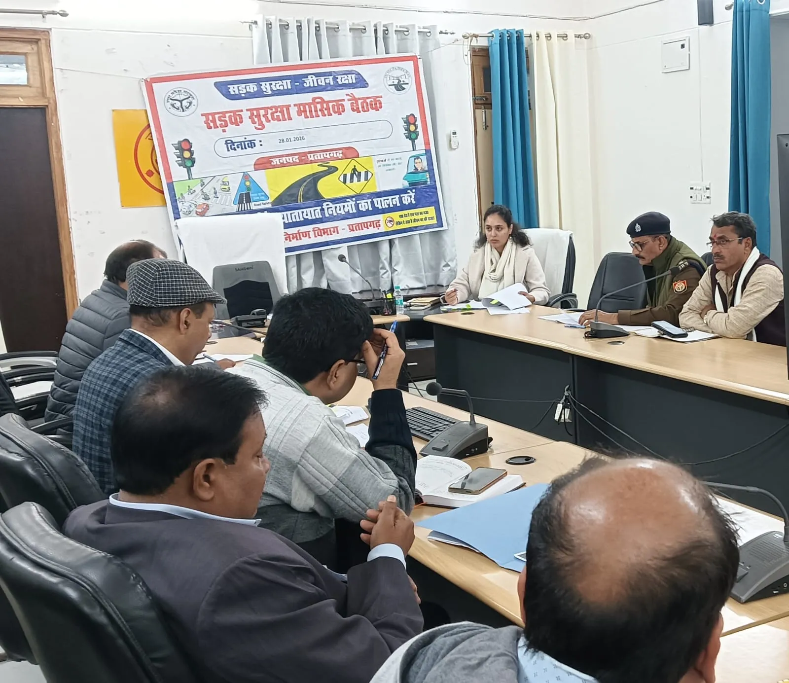 ज्वाइन्ट मजिस्ट्रेट की अध्यक्षता में जिला सड़क सुरक्षा समिति की बैठक सम्पन्न