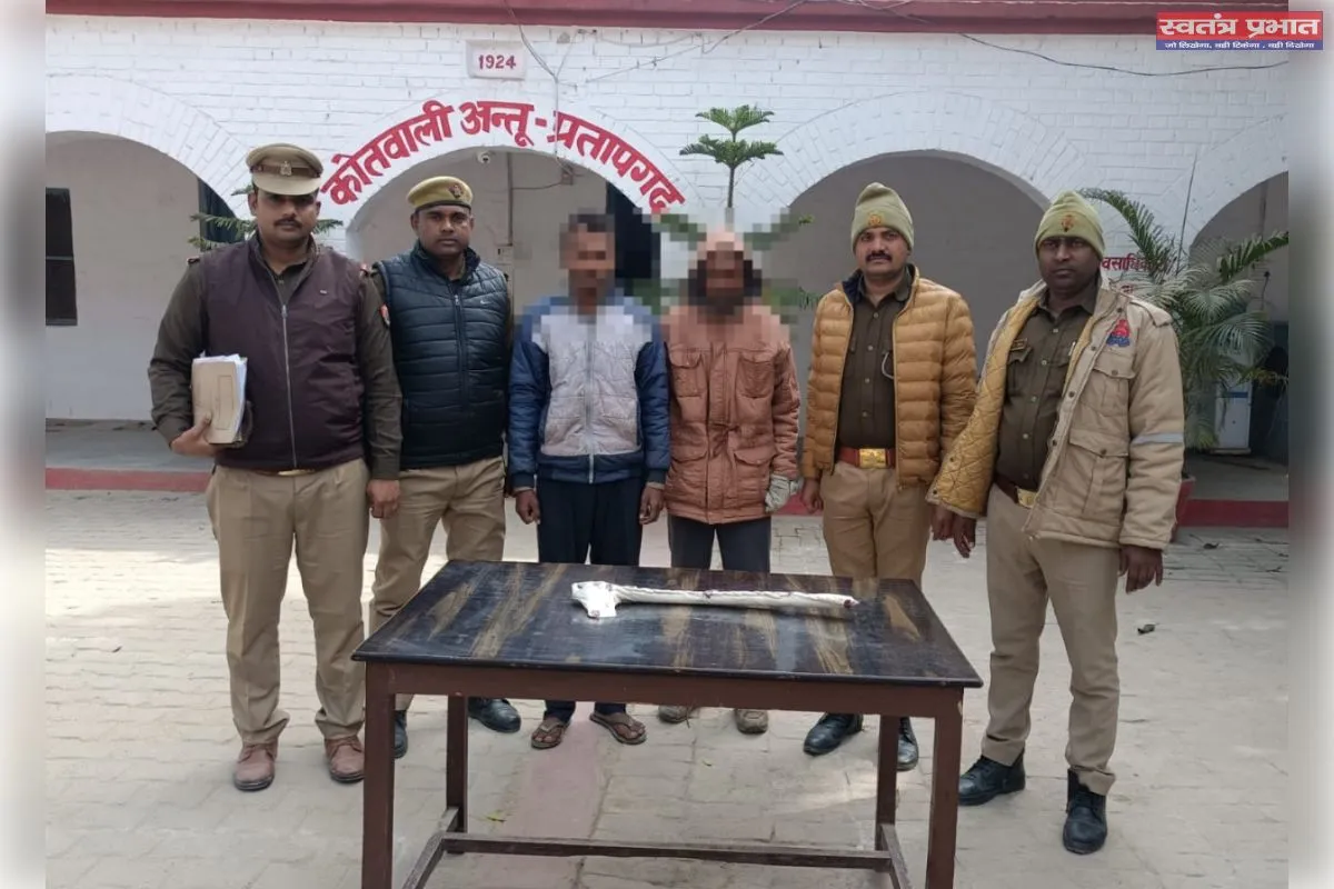 हत्या के प्रयास के अभियोग में दो अभियुक्त गिरफ्तार