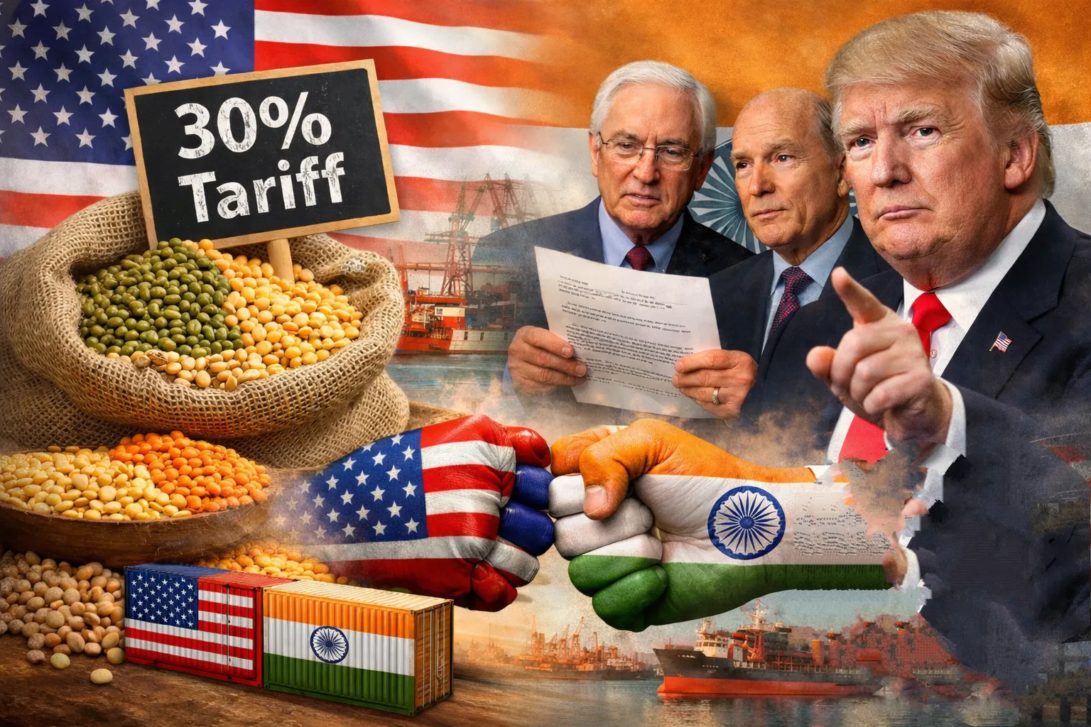 टैरिफ विवाद: सीनेटरों ने दालों पर 30% टैक्स हटाने की मांग