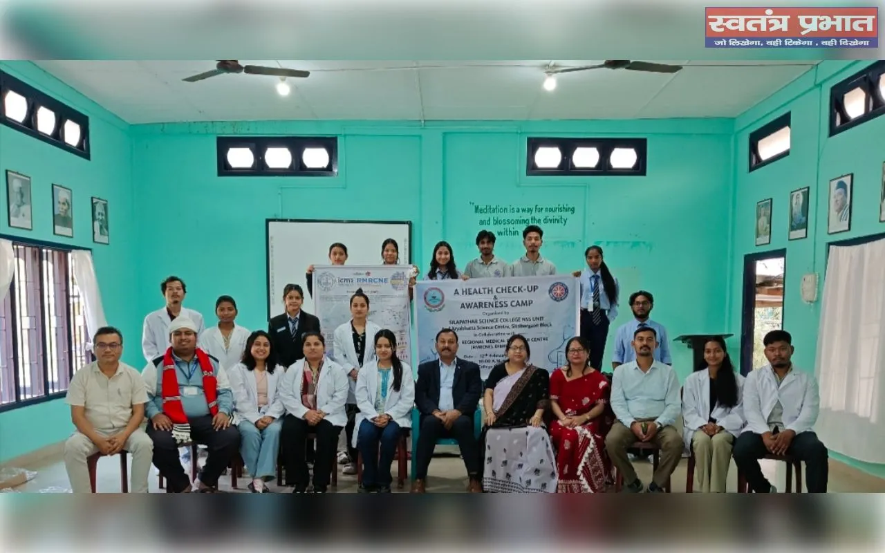 सिलापथार में स्वास्थ्य का जांच और जागरूकता कैंप का सफल समापन