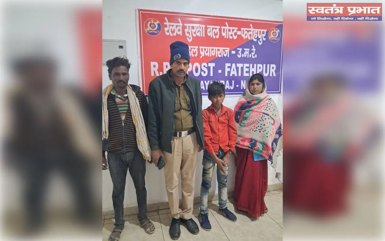 सीसीटीवी निगरानी से लावारिस बालक को सुरक्षित माता-पिता को सौंपा गया