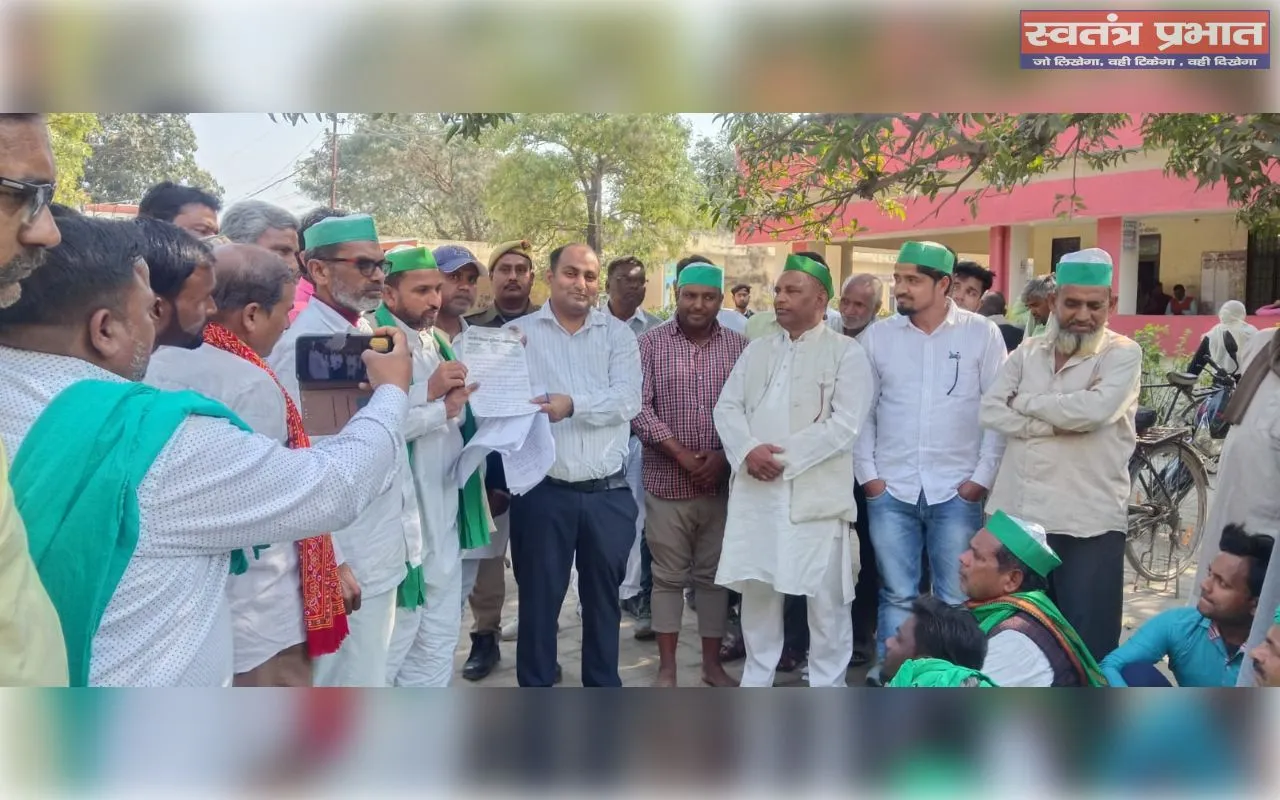 भाकियू ने विभिन्न समस्याओं  को लेकर  प्रशासन को ज्ञापन सौंपा