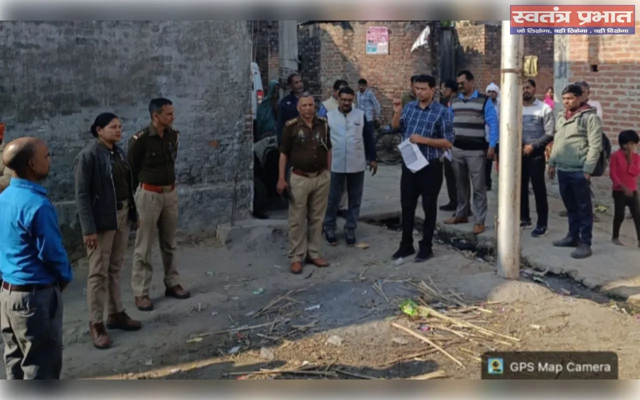 तहसीलदार ने गांव अल्लापुर में होली का विवाद निपटाया गांव जाकर 