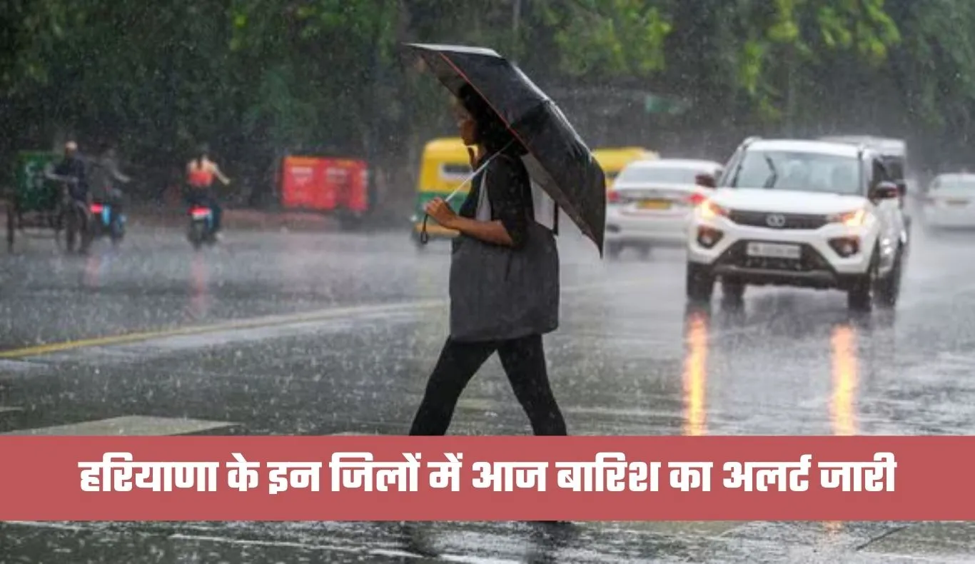 Haryana Weather: हरियाणा के इन जिलों में आज बारिश का अलर्ट जारी, जानें अपने जिले का हाल 