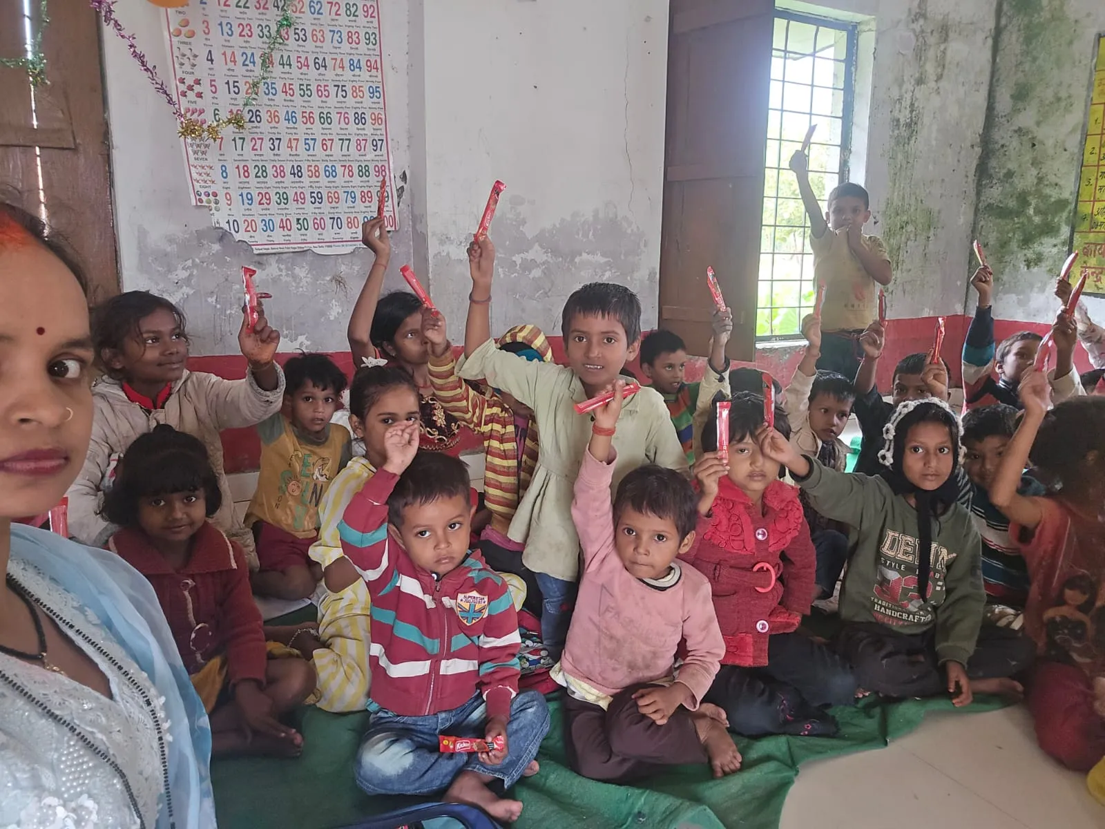 धवाई ग्राम पंचायत में आंगनबाड़ी कार्यकत्री की सराहनीय पहल