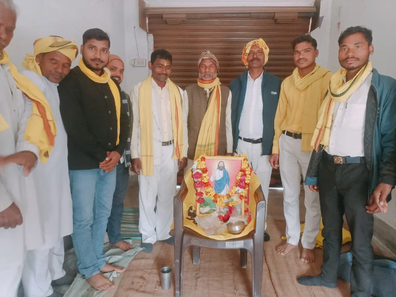 गोंगपा कार्यकर्ताओं ने जयंती पर संत शिरोमणि रविदास को किया याद